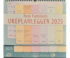 931425 Hippo 9314 Kalender, Ukeplanlegger 2026 Milj&#248;merket, Hippo, Resirkulert papir!